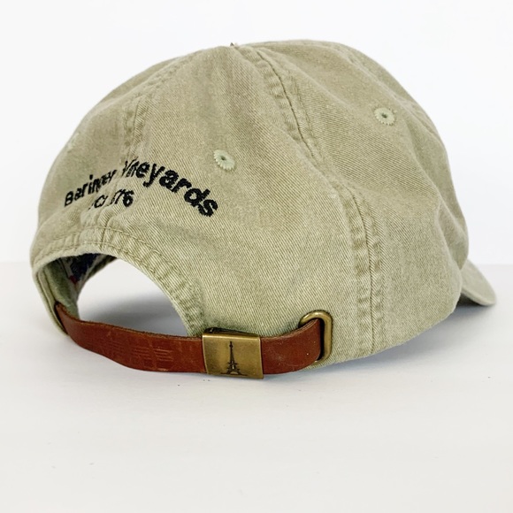 Light Cap Green w/ adjustable leather strap - Picture 3 of 9